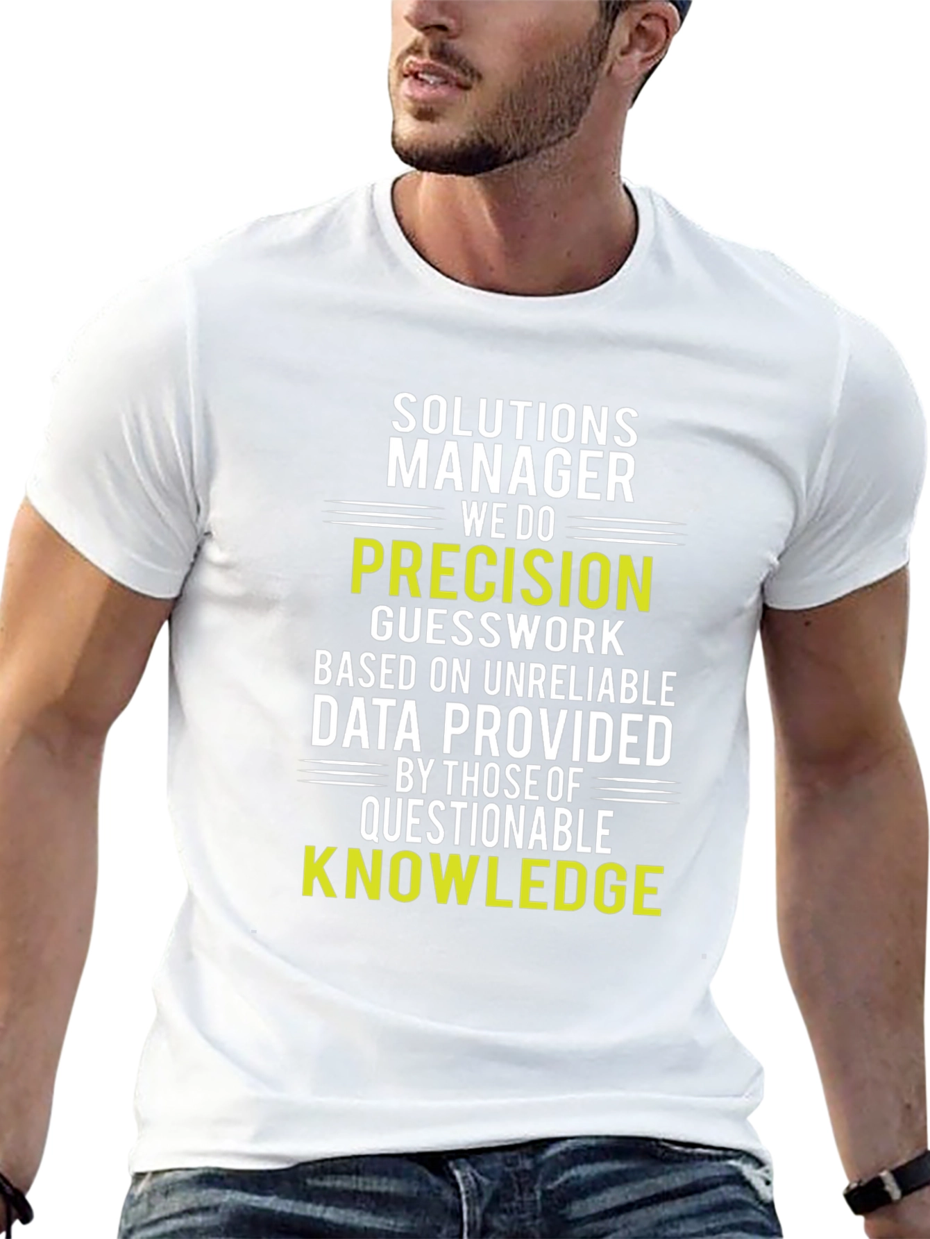Camiseta Solutions Manager: Precisión y Conocimiento