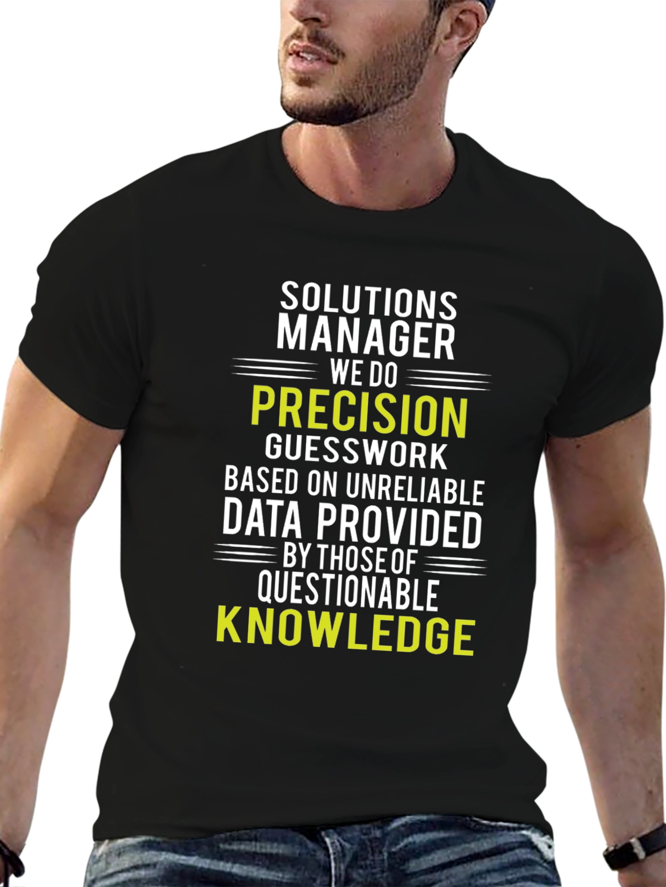 Camiseta Solutions Manager: Precisión y Conocimiento