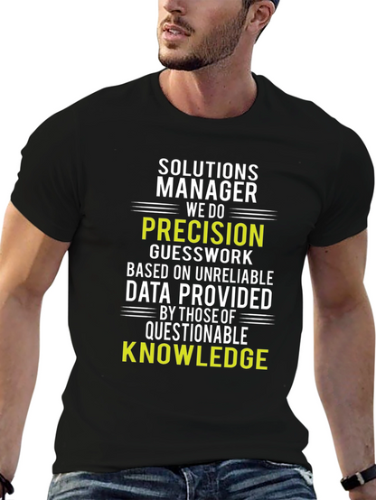 Camiseta Solutions Manager: Precisión y Conocimiento