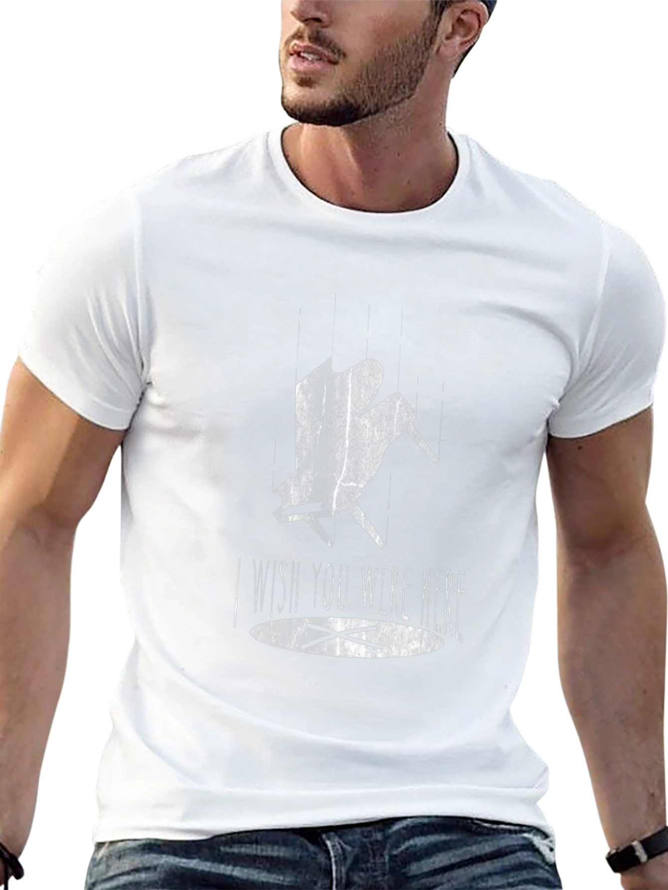Camiseta Negra I Wish You Were Here