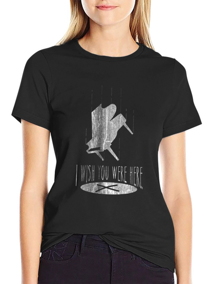 Camiseta Negra I Wish You Were Here