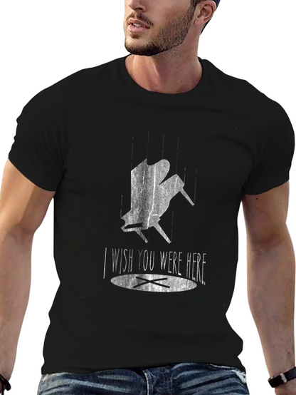 Camiseta Negra I Wish You Were Here