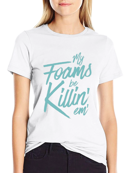 Camiseta Negra: Mis Espumas Están Matando