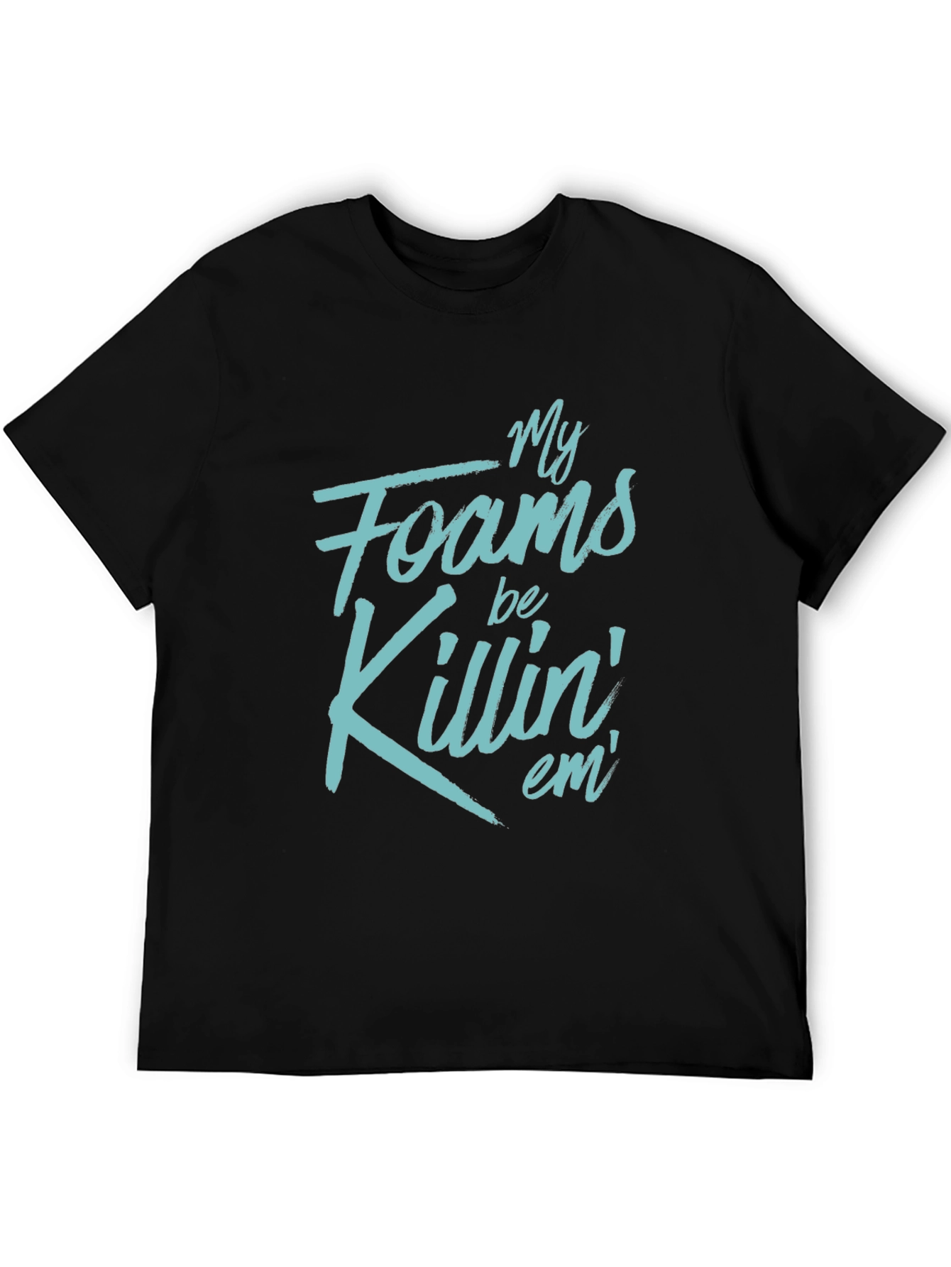 Camiseta Negra: Mis Espumas Están Matando