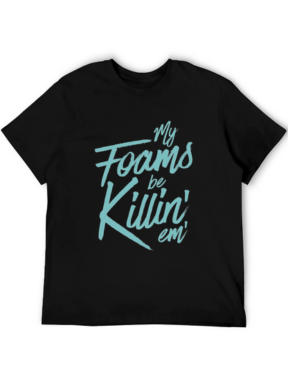 Camiseta Negra: Mis Espumas Están Matando