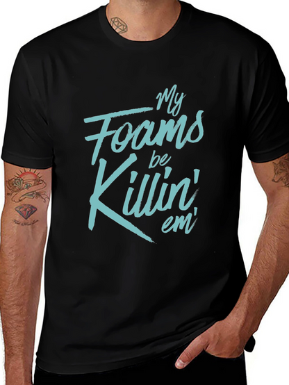 Camiseta Negra: Mis Espumas Están Matando