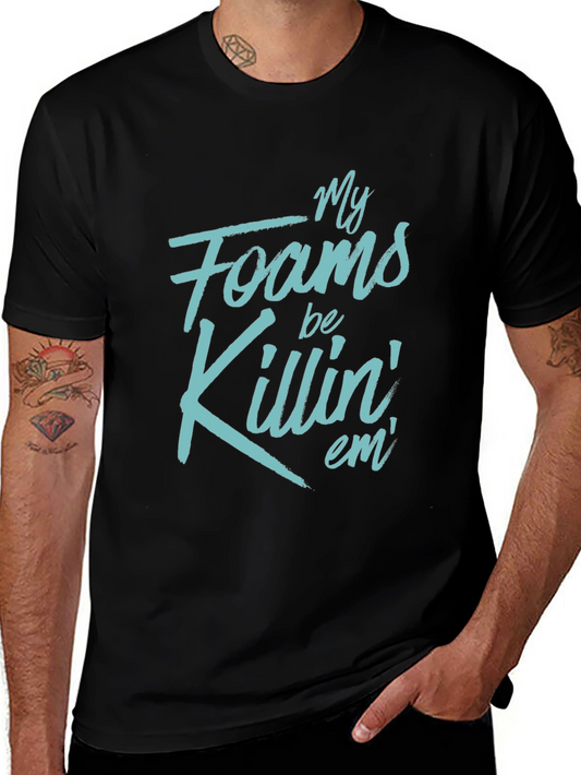 Camiseta Negra: Mis Espumas Están Matando