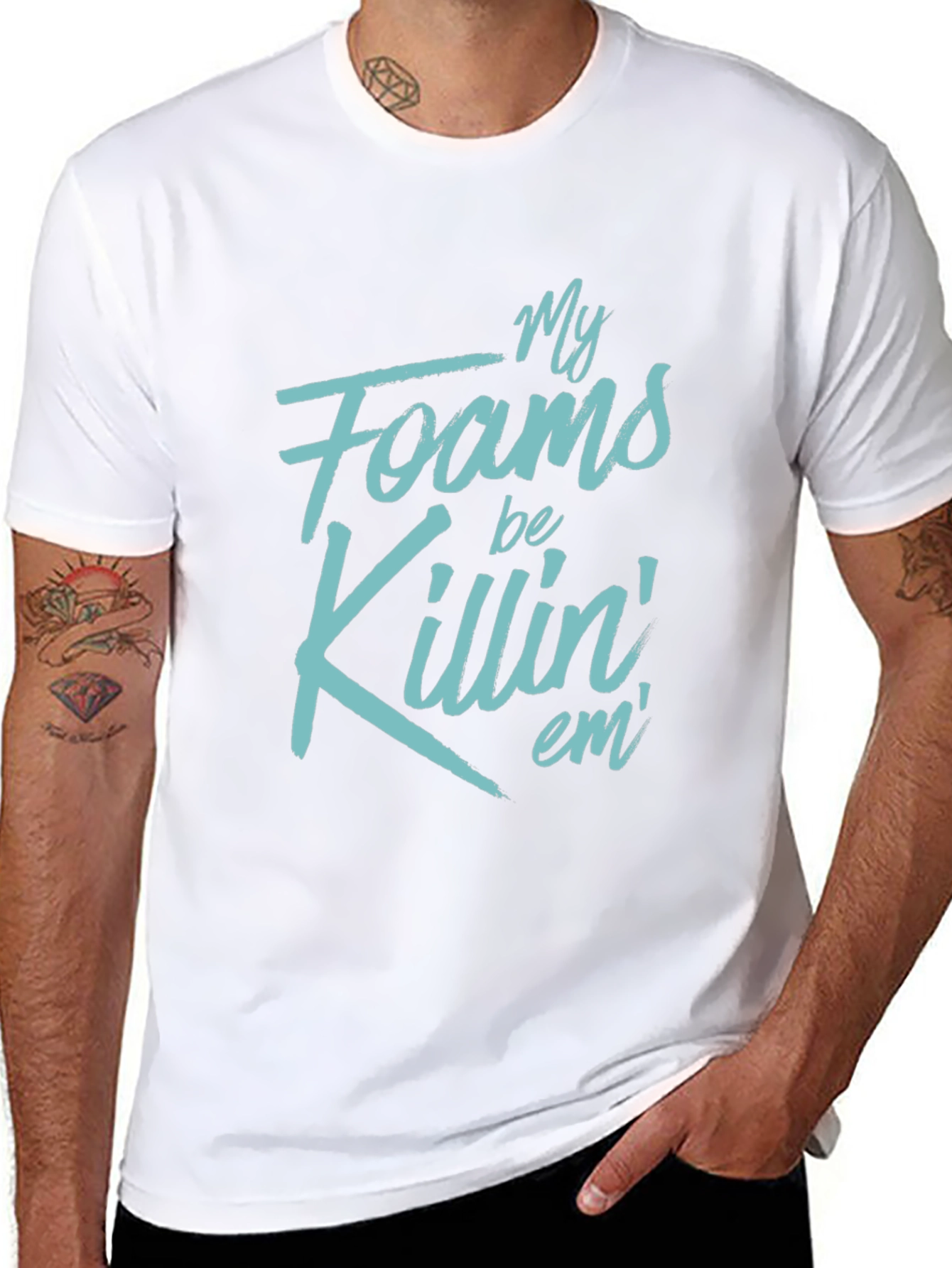 Camiseta Negra: Mis Espumas Están Matando
