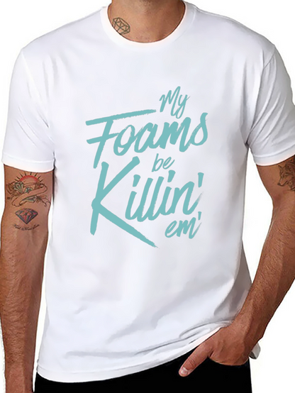 Camiseta Negra: Mis Espumas Están Matando