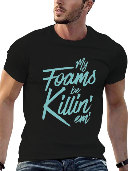 Camiseta Negra: Mis Espumas Están Matando