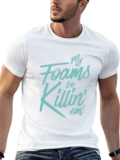 Camiseta Negra: Mis Espumas Están Matando