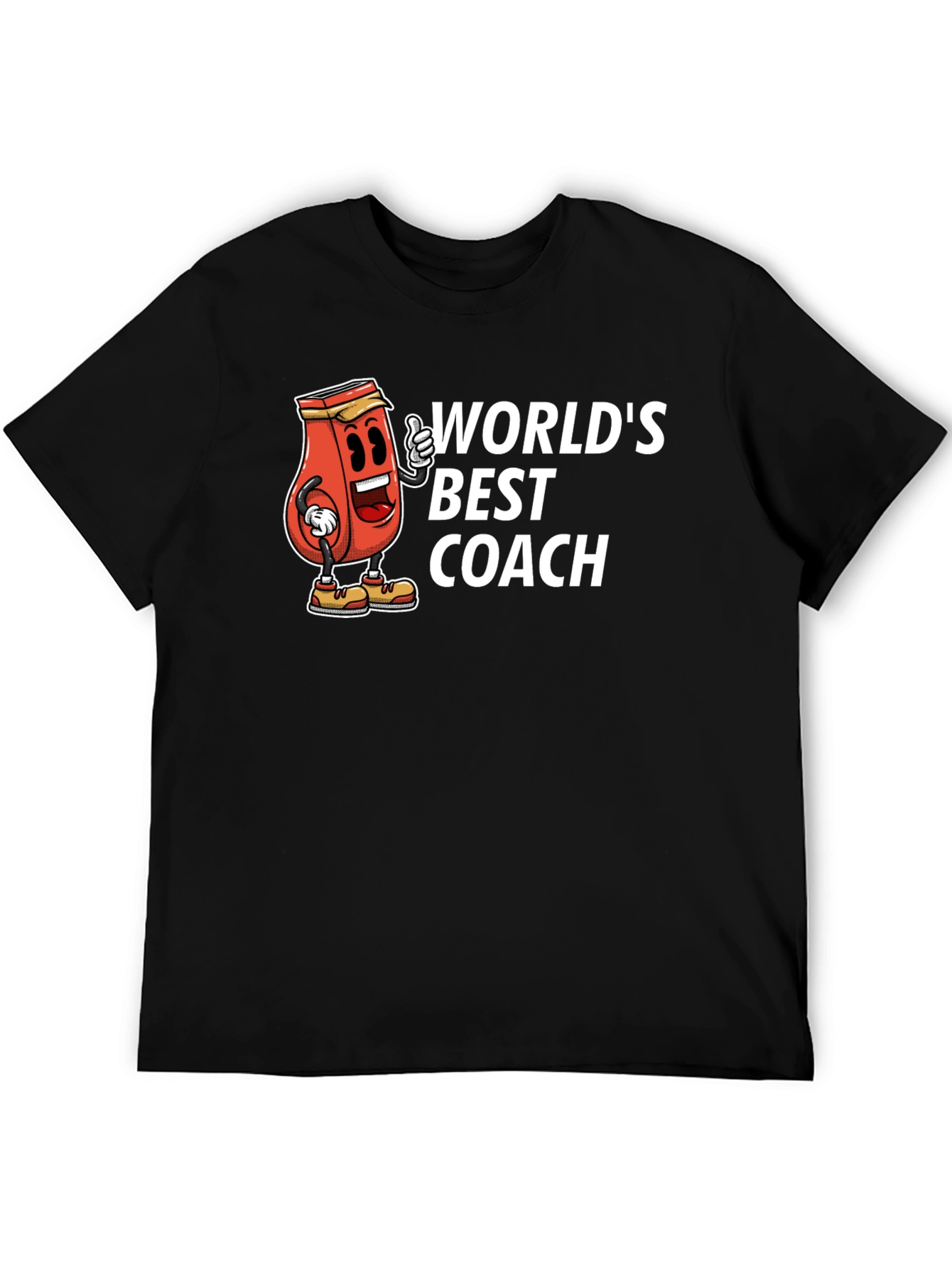 Camiseta Negra: El Mejor Entrenador del Mundo