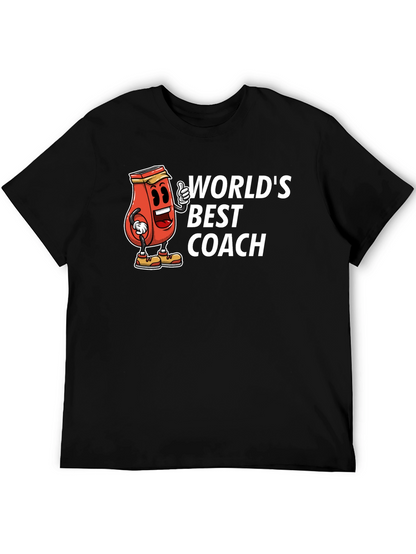 Camiseta Negra: El Mejor Entrenador del Mundo