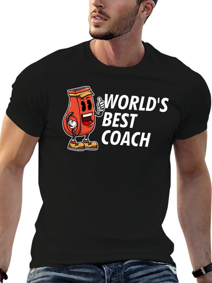 Camiseta Negra: El Mejor Entrenador del Mundo