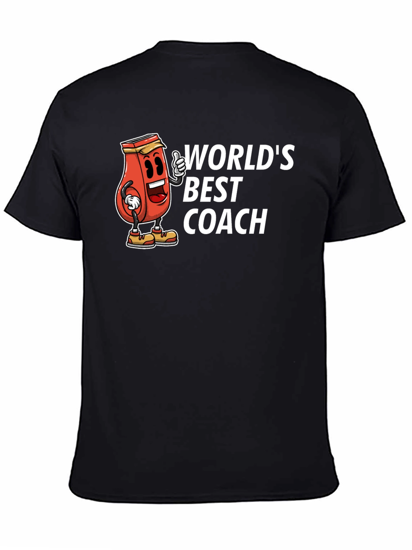 Camiseta Negra: El Mejor Entrenador del Mundo