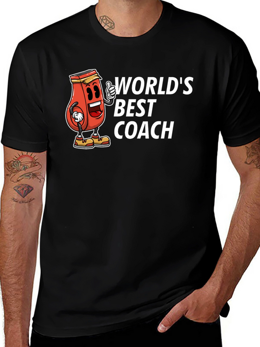 Camiseta Negra: El Mejor Entrenador del Mundo