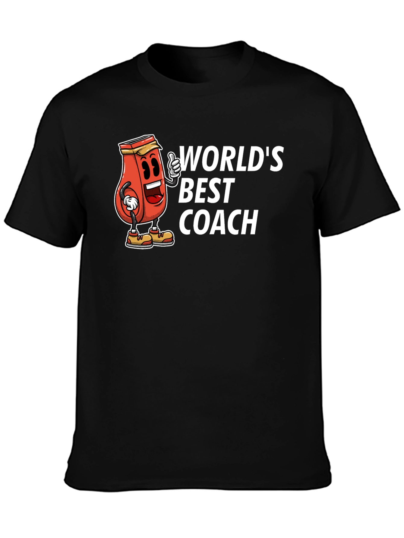 Camiseta Negra: El Mejor Entrenador del Mundo