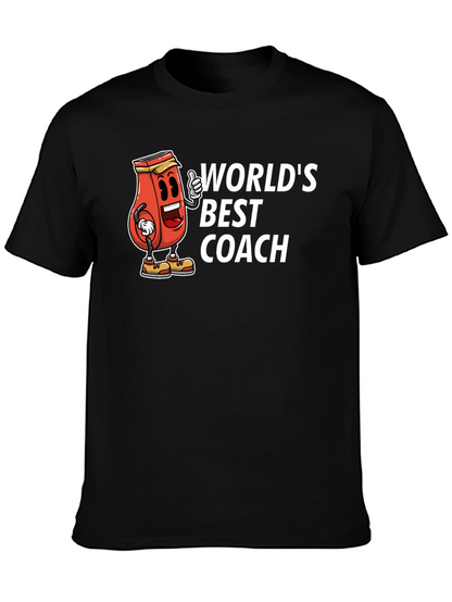 Camiseta Negra: El Mejor Entrenador del Mundo