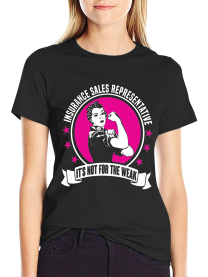 Camiseta Representante de Ventas de Seguros para los Fuertes
