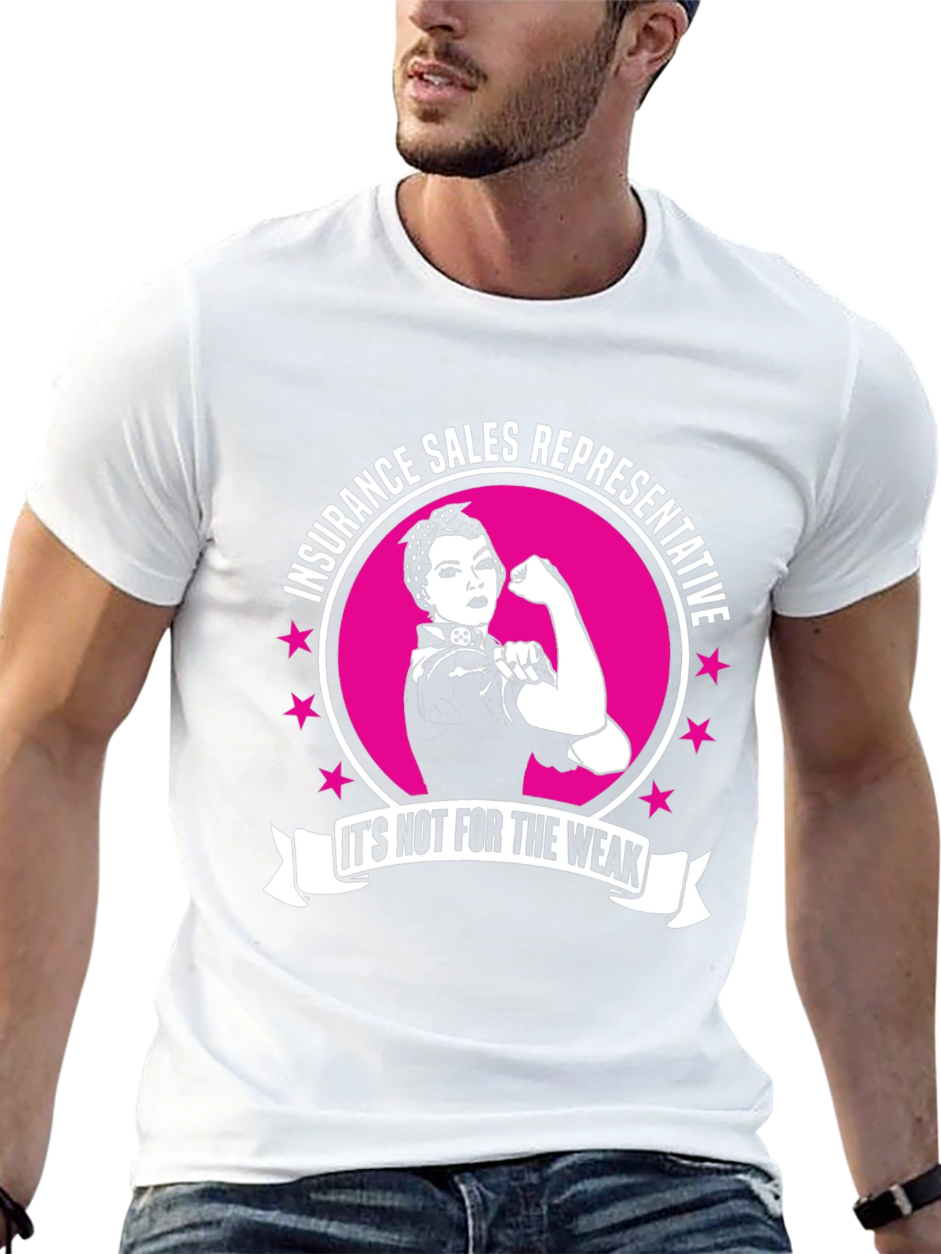 Camiseta Representante de Ventas de Seguros para los Fuertes