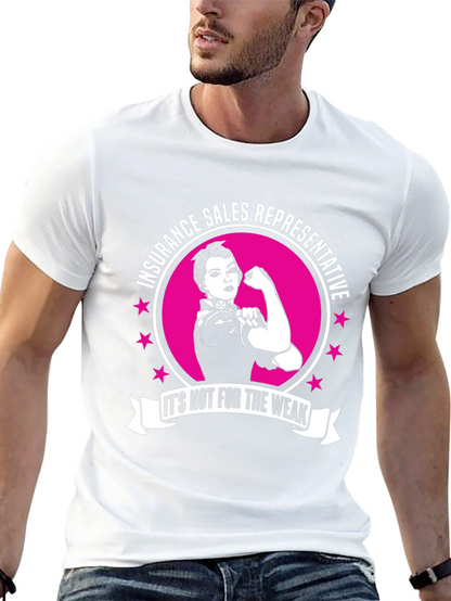 Camiseta Representante de Ventas de Seguros para los Fuertes