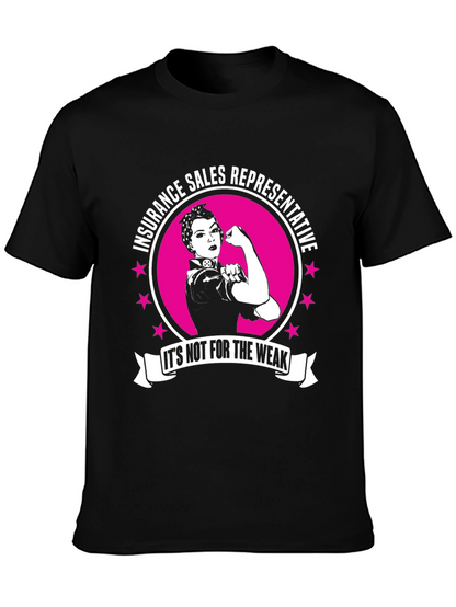 Camiseta Representante de Ventas de Seguros para los Fuertes