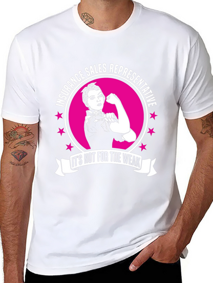 Camiseta Representante de Ventas de Seguros para los Fuertes