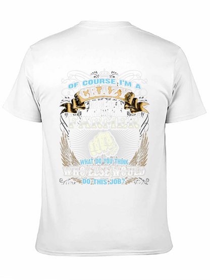 Camiseta Negra: Soy un Granjero Loco
