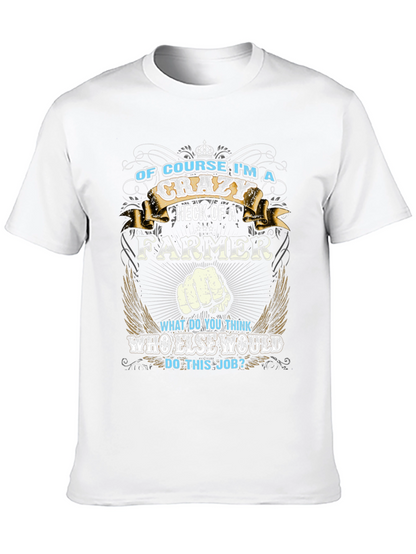 Camiseta Negra: Soy un Granjero Loco