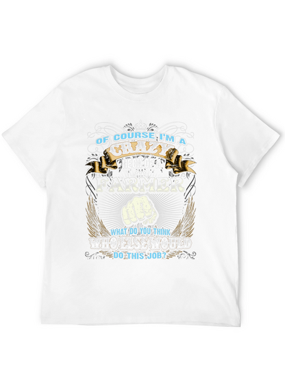 Camiseta Negra: Soy un Granjero Loco