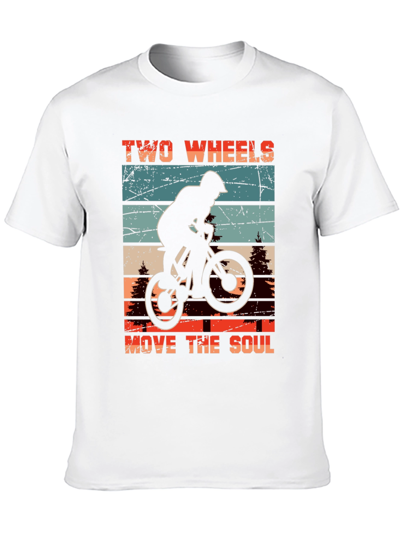 Camiseta Negra Ciclismo Two Wheels Move The Soul