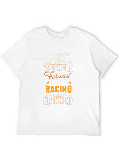 Camiseta Hombre Weekend Forecast Horse Racing