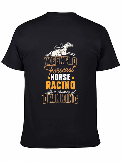 Camiseta Hombre Weekend Forecast Horse Racing