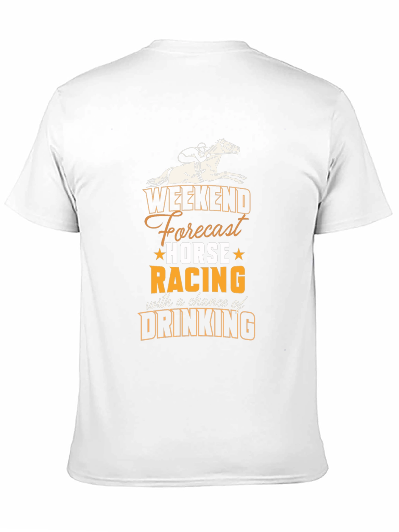 Camiseta Hombre Weekend Forecast Horse Racing