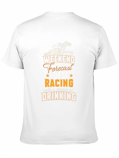 Camiseta Hombre Weekend Forecast Horse Racing