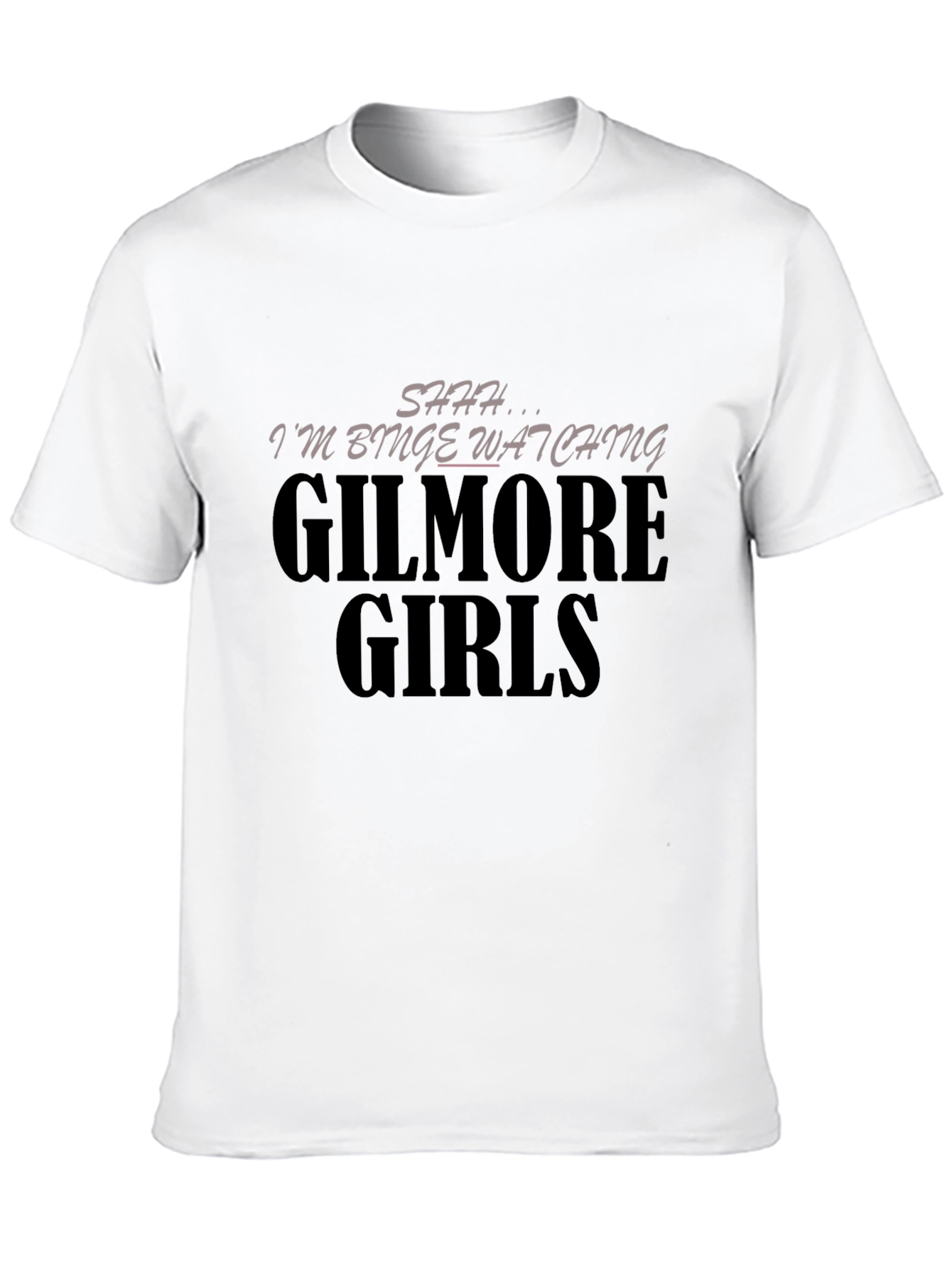 Camiseta Negra Gilmore Girls Binge-Watching