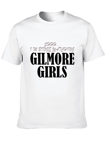 Camiseta Negra Gilmore Girls Binge-Watching