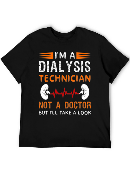 Camiseta Soy técnico de diálisis no doctor