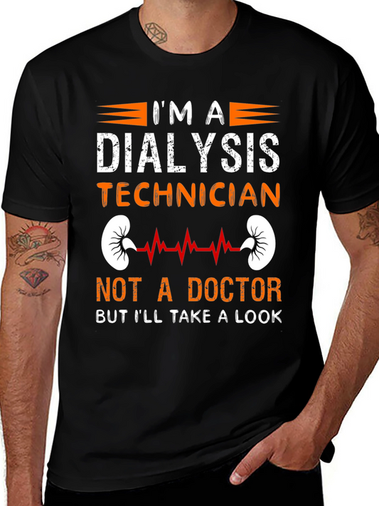 Camiseta Soy técnico de diálisis no doctor