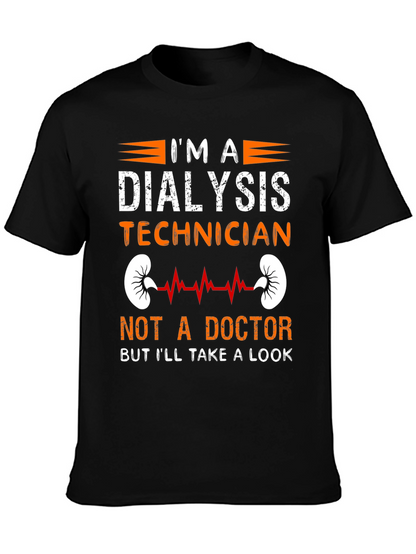 Camiseta Soy técnico de diálisis no doctor