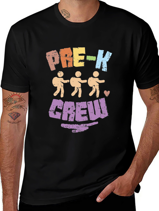 Camiseta Negra Pre-K Crew