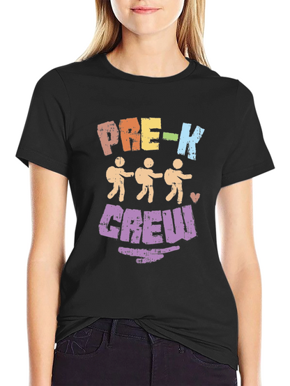 Camiseta Negra Pre-K Crew
