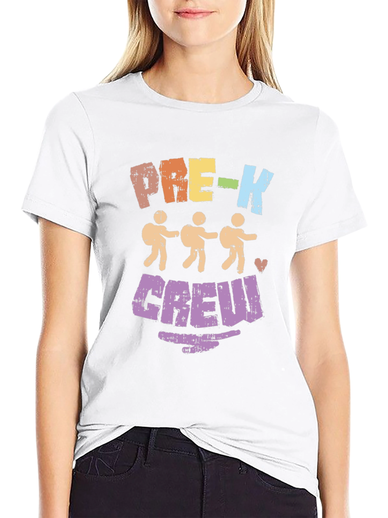 Camiseta Negra Pre-K Crew