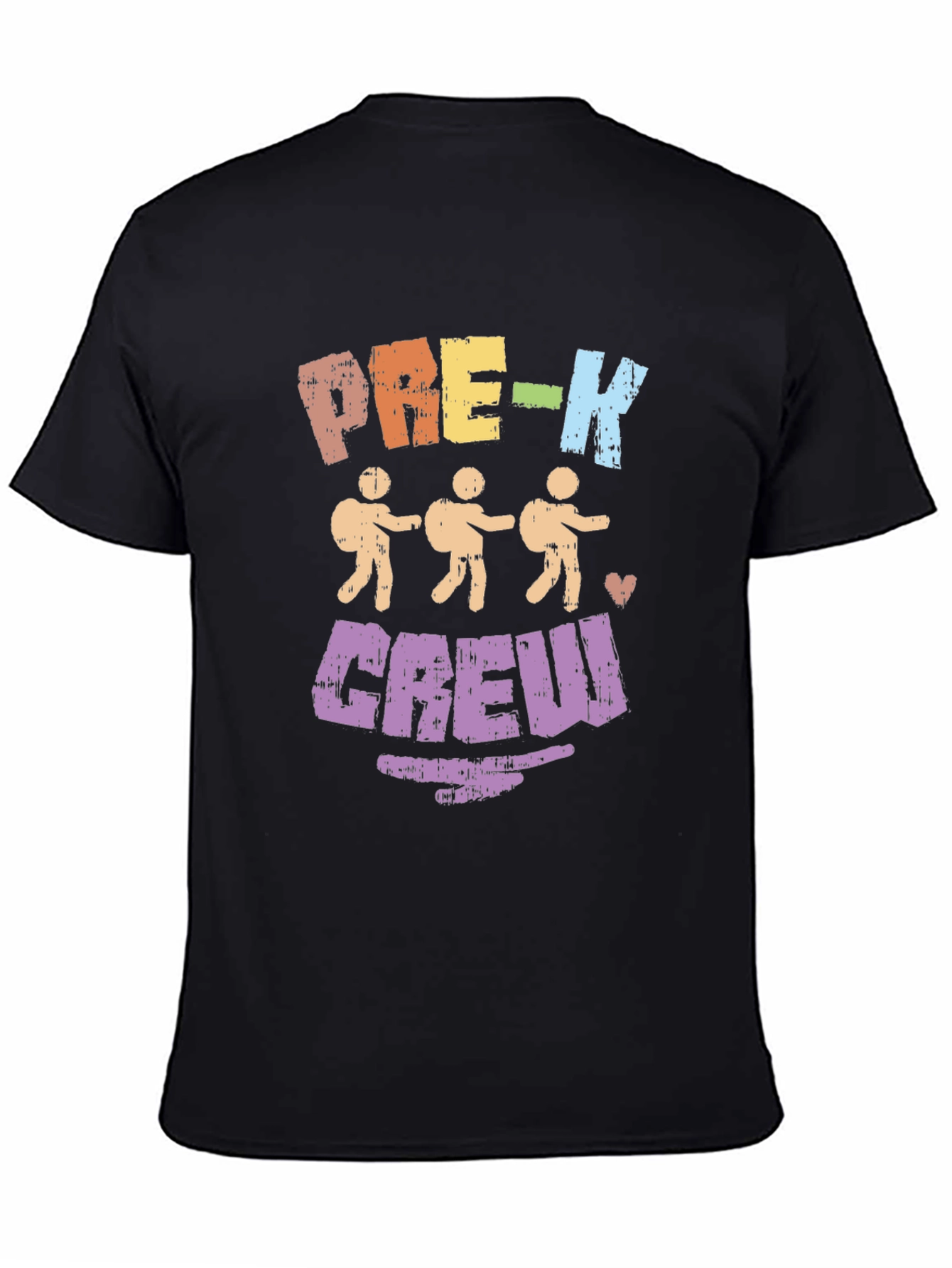 Camiseta Negra Pre-K Crew