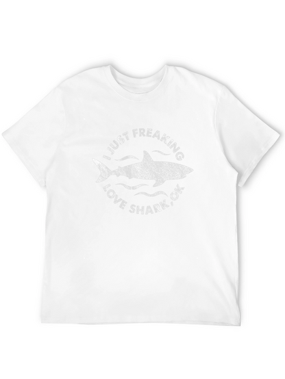 Camiseta Negra: Amo los Tiburones
