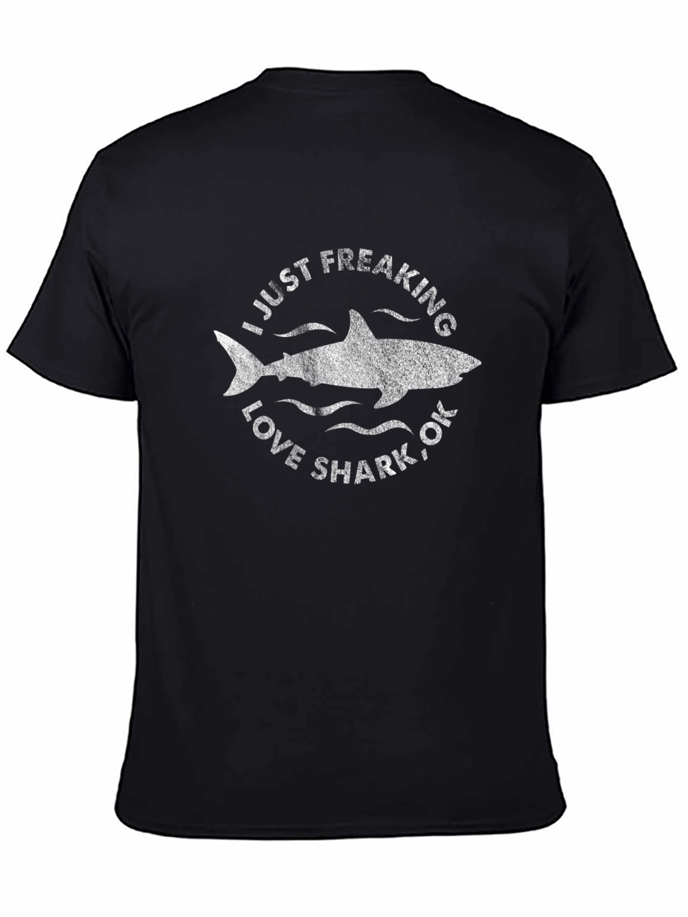 Camiseta Negra: Amo los Tiburones