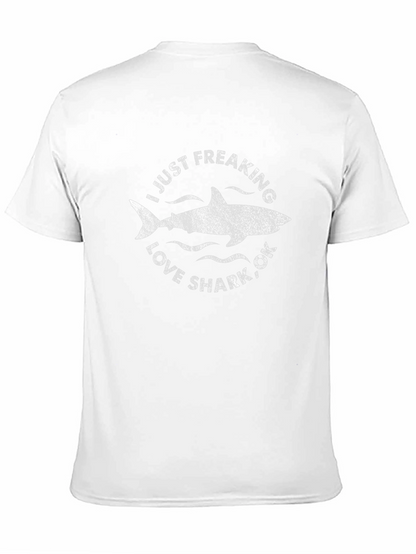 Camiseta Negra: Amo los Tiburones