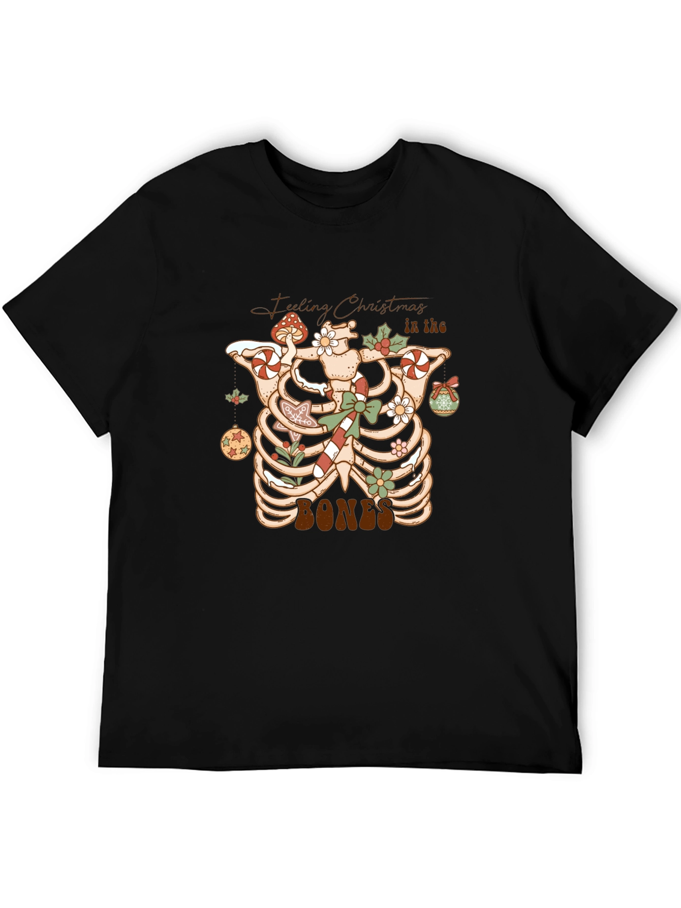 Camiseta Festiva Navidad en los Huesos