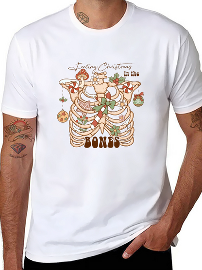 Camiseta Festiva Navidad en los Huesos