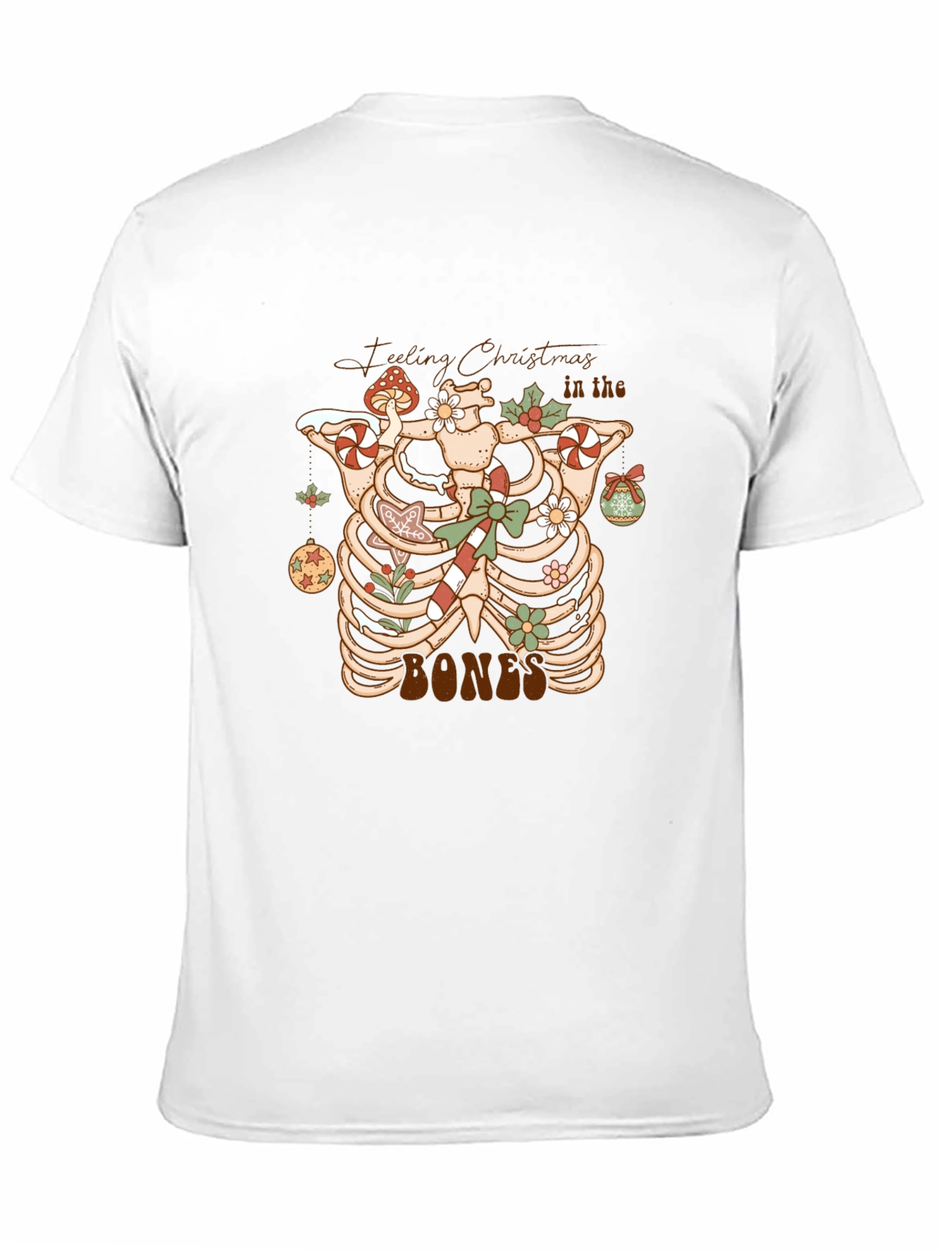 Camiseta Festiva Navidad en los Huesos